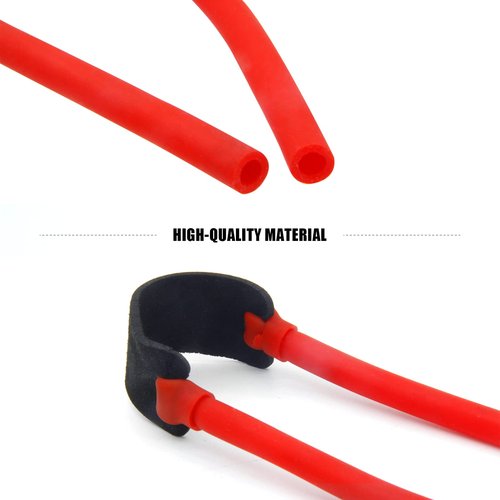 KIBBEH 6 Pcs Slingshot Bands, Slingshot Replacement Bands for Wrist Rocket Replacement Bands,Slingshot Replacement Bands Sets for Hunting Slingshot,Slingshot Rubber Replacement Bands