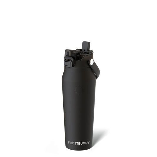 Frost Buddy 24oz Insulated Water Bottle - Straw & Chug Lid - Leak-Proof
