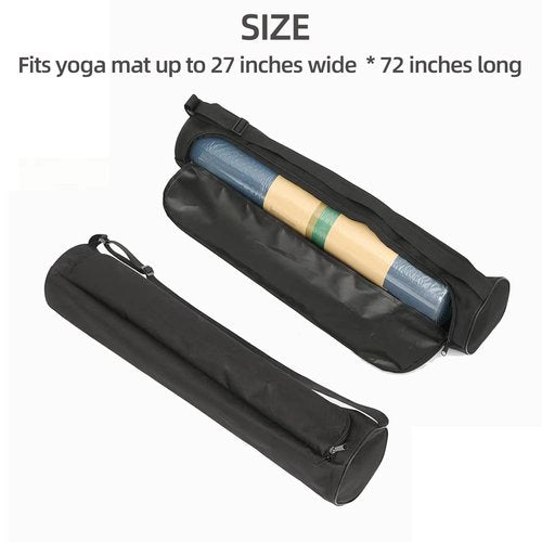 EVEME Yoga Mat Bag Carrier With Yoga Mat Strap For Women & Men,For Exercise Carrying,Mats Holder,Yoga Mats Carrier Case,Travel Gym Bag for 1/4" 1/3"