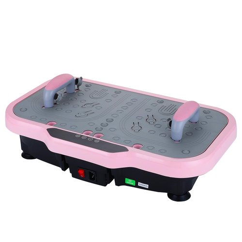 Vibration Plate Fitness Platform with Handle Whole Body Exercise Machine with 120 Speed Levels, Lymphatic Drainage, Fat Burning, and Weight Loss, Perfect for Women, Men, and Home Gym Exercise