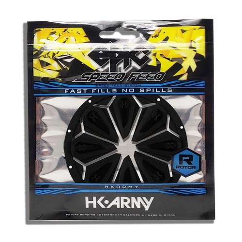 Maddog Dye LT-R Electronic Paintball Loader with HK Army Epic Speed Feed and HPA Paintball Tank Fill Nipple Protector Accessory Package - Black LT-R + Blackout SF