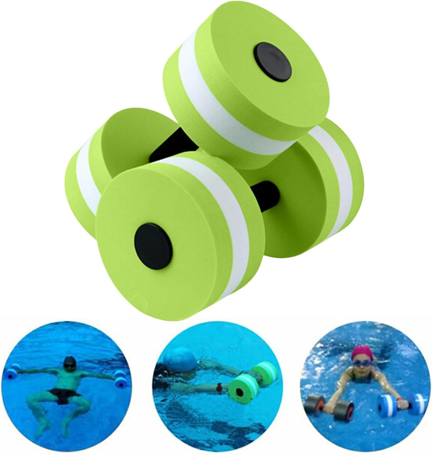 1pc Aquatic Dumbells,Water Weights for Pool Exercise,Aqua Fitness Barbells for Men Women,Water Aerobics Equipment,Water Weight Water Aerobics Dumbell Exercises Equipment for Weight Loss