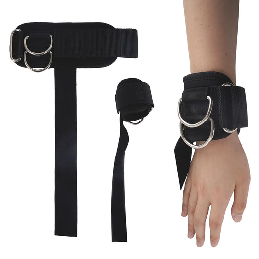 2 Pcs Wrist Straps for Weightlifting,Gym Straps Weight Lifting,Gym Workout Wrist Wraps for Men,Wrist-Straps for Weightlifting,Lifting Straps With D Ring for Powerlifting,Strength Training,Bodybuilding