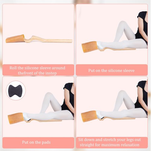 Professional Wooden Ballet Foot Stretcher Set - Arch Enhancer and Toe Strengthener for Ballet Dancers, Gymnasts, Yoga Practitioners with Portable Bag- Ideal Dance Accessories Gift