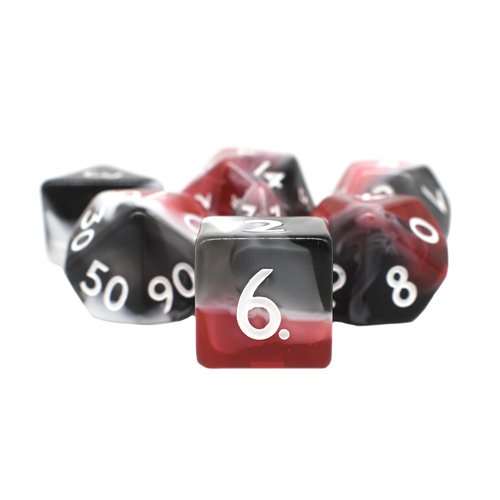 Vengeance Matte DND Dice Set | 7pc Polyhedral Dice Set for D&D and TTRPGs | Random Encounter Dice | Limited Edition