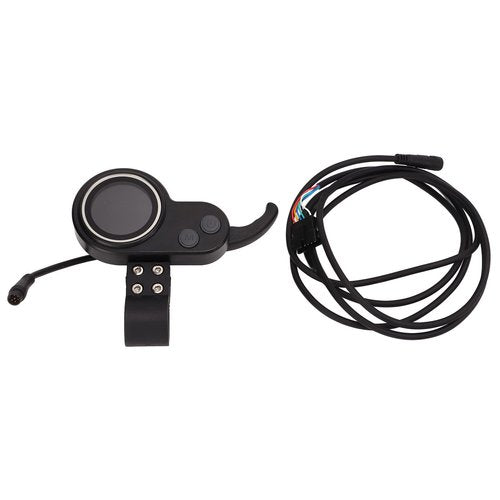 Electric Bike LCD Display, 2 in 1 Electric Scooter L081, Meter Finger Throttle with Waterproof Plug for Universal 24V 36V 48V 60V