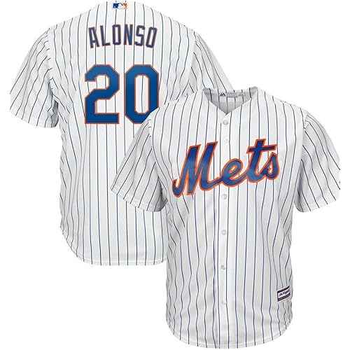 Outerstuff Pete Alonso #20 New York Mets Home White Youth Boys Jersey - Youth Boys (8-20)