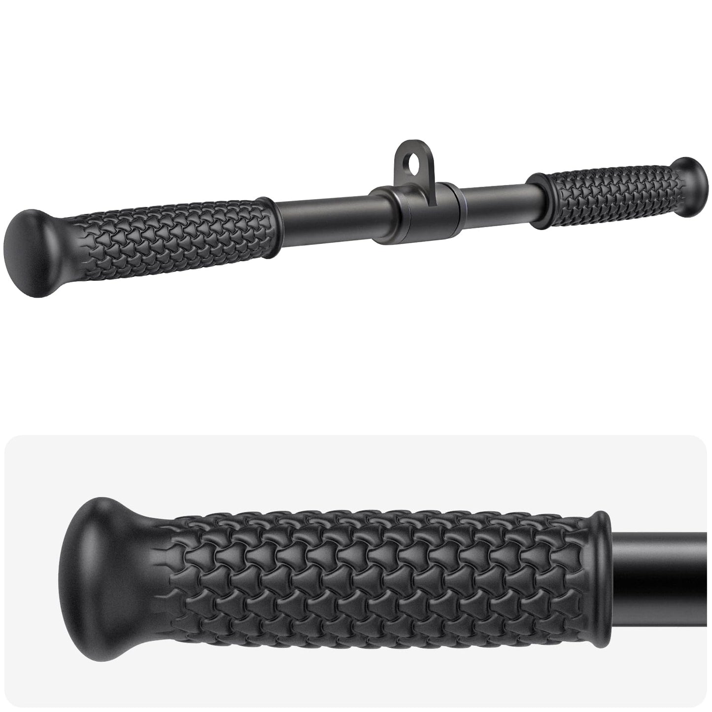 SELEWARE 22" Straight Bar Cable Attachment Tricep LAT Pull Down Attachment