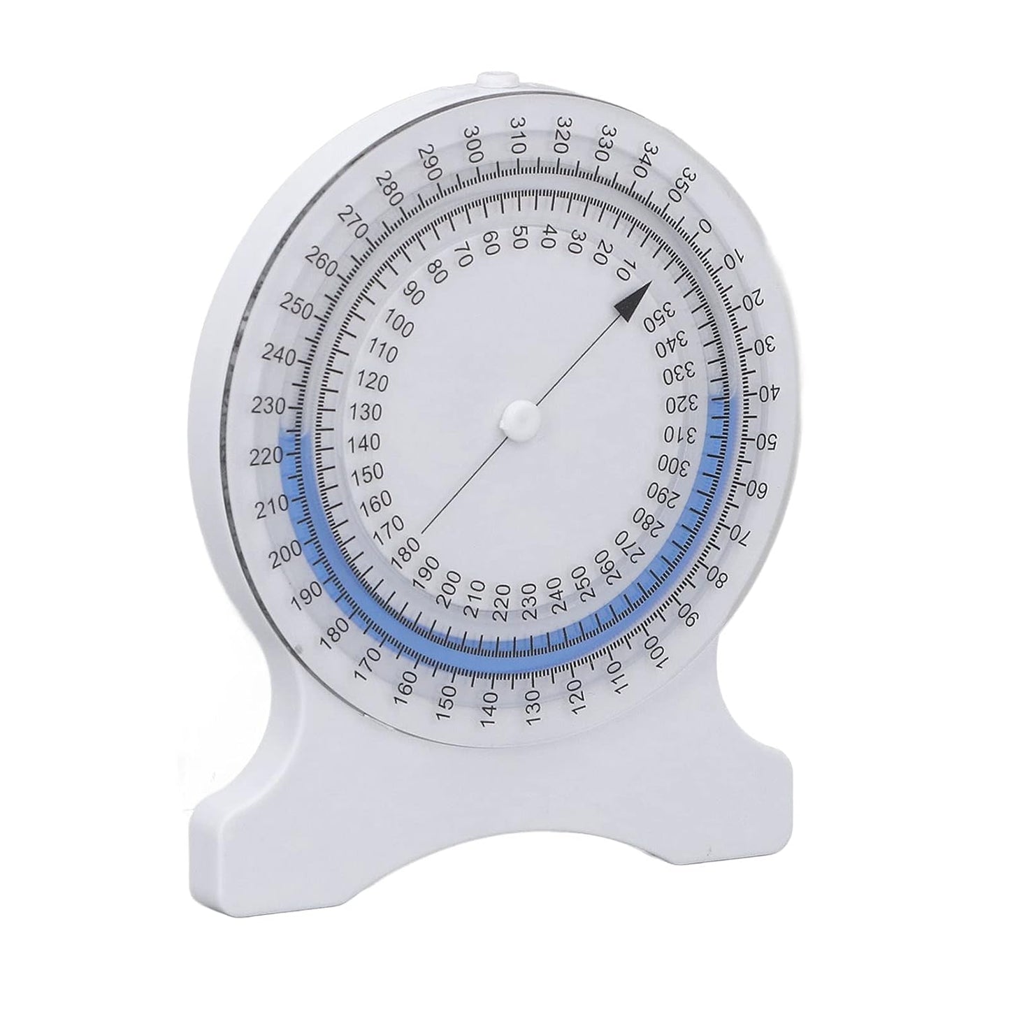 Inclinometer Gauge, Bubble Inclinometer Physical Inclinometer for Physical Non Leak Bubble Accurate Measurements for Students Professionals (Blue)