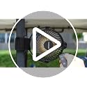 Rechargeable Magnetic Golf Cart Fan with LED Display - 12000mAh, Portable, Dual Magnet Base, Light & Timer - 1 Pack