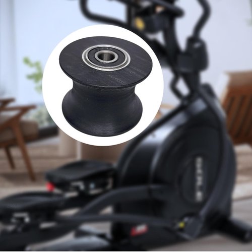 Aymzbd Elliptical Roller Wheel Equipment Accessories 7cmx5cm Repairing Tool Cable Machine Attachment Replacement for Women Adults