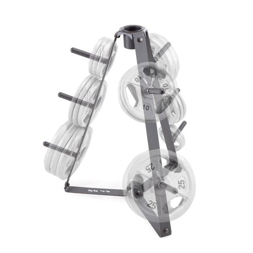 Marcy Plate Tree for Standard Size Weight Plates/Storage Rack for Exercise Weights PT-36 dark grey, 34.00 x 9.00 x 4.00"
