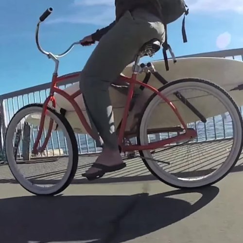 Lixada Surfboard Holder Surfboard Bike Rack Bike Surfing Board Carrier Rack Holder Surfboard Rack Surf Rack for Bike