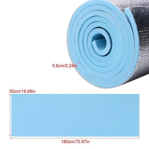 Zaagot 6mm Thick Mat Exercise Gym Fitness Workout Pad Camping Blue EVA