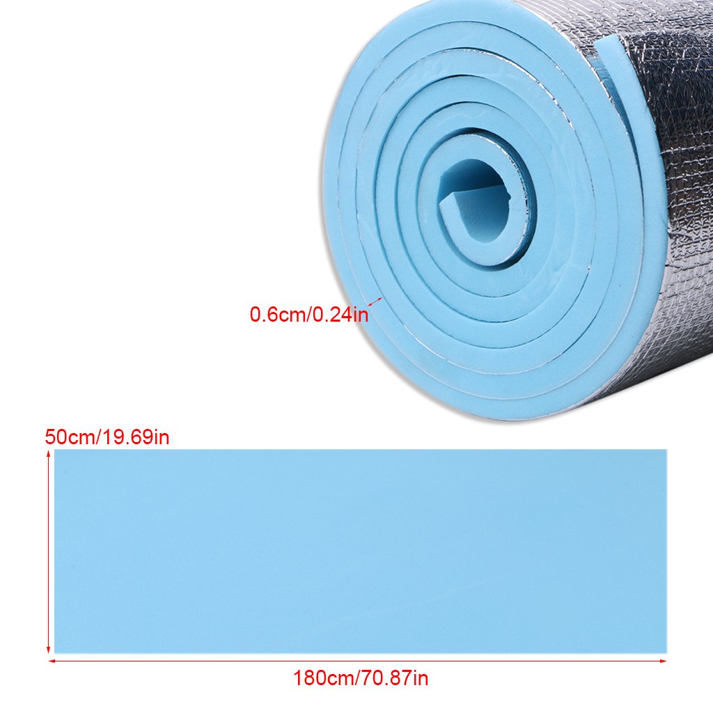 6mm Thick Durable EVA Yoga Mat Exercise Gym Fitness Workout Non-Slip Pad Camping Yoga Strap