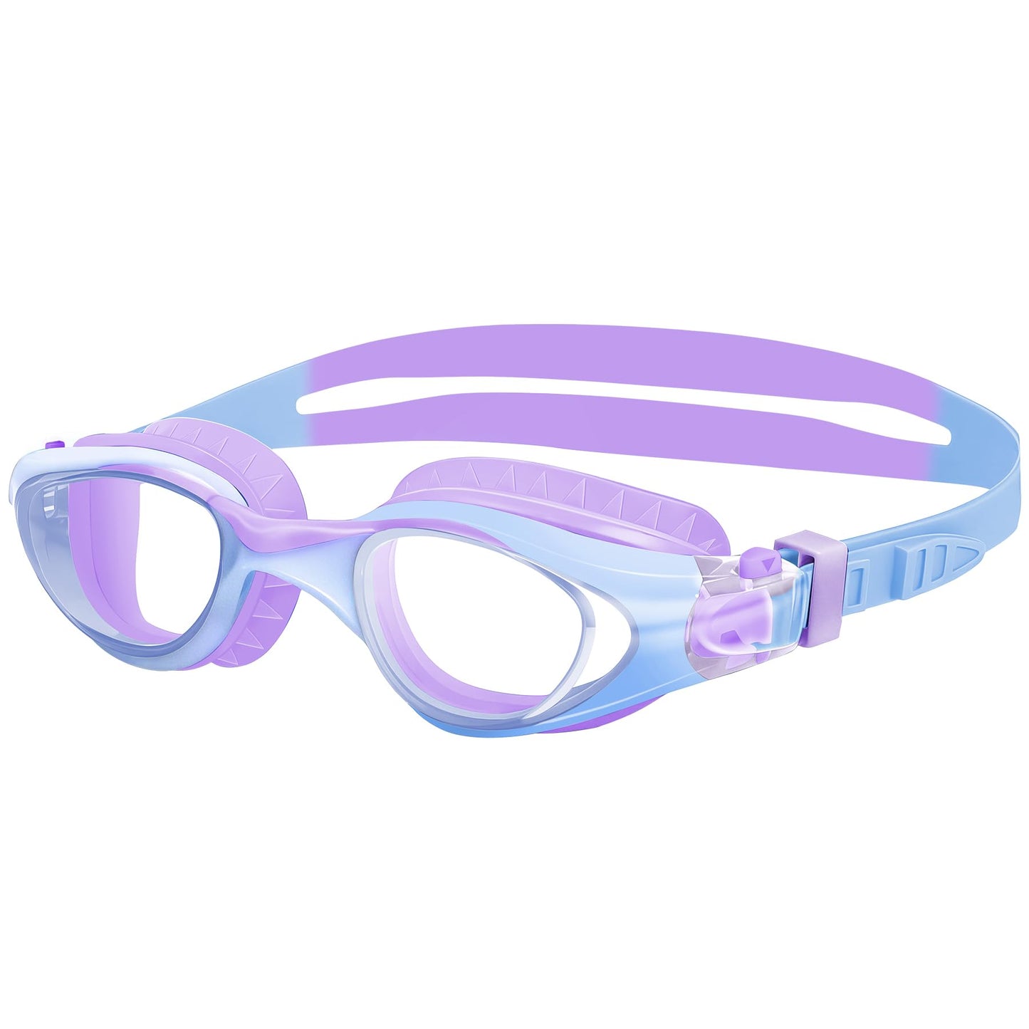 Vvinca Kids Swim Goggles for Boys Girls Age 6-14, Anti-Fog UV Protection Clear Swimming Goggles, Leak-Proof Kids Pool Goggles with Easy Side-Pull Adjustment for Toddler Youth Pool Water Swimming