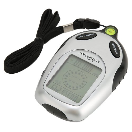 Septpenta Digital Lcompact disc Altimeter, Multifunctional Digital Altimeter with Backlight, Waterproof Barometer for Weather Forecast/Compass/Clock/Level/Perpetual Calendar