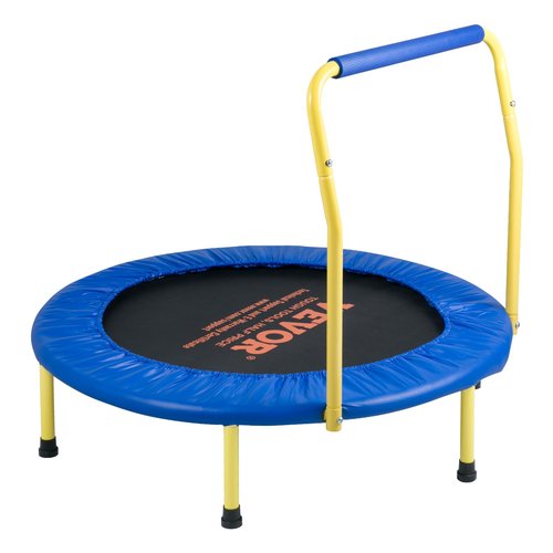 VEVOR 3FT Trampoline 36" Indoor/Outdoor for Toddlers, Foldable Mini Baby With Foam Handle, Recreational Birthday Gift