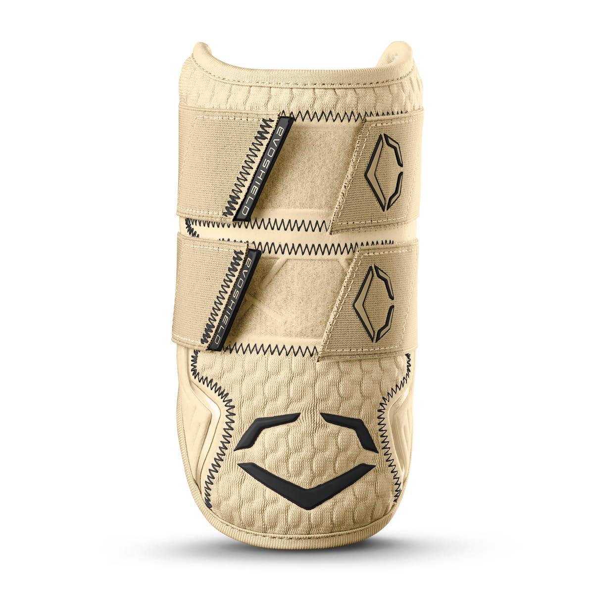 EvoShield Pro-SRZ 2.0 Batter's Double Strap Elbow Guard - Sand, Size Large