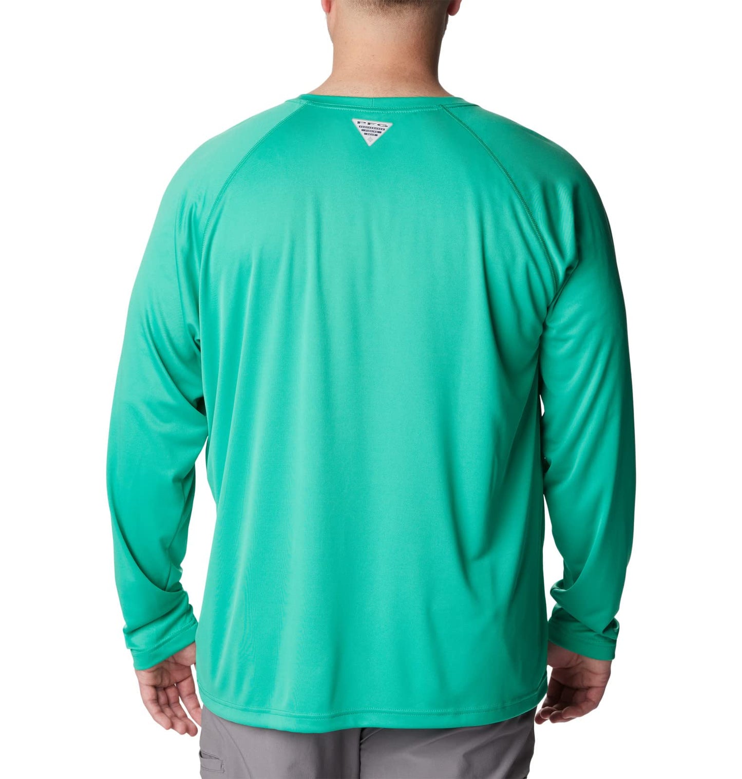 Columbia Men's Terminal Tackle Long Sleeve Shirt, Circuit/Key West Logo, Large Tall