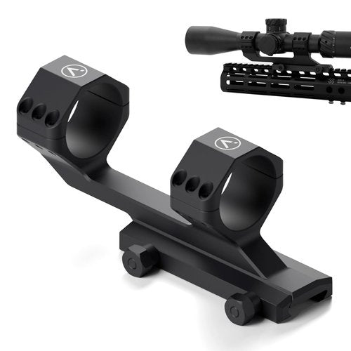 SZFEIC Cantilever Scope Mount, One-Piece Picatinny Offset Dual Ring 1.5 inch 30mm 34mm Lightweight Rifle Scope Rings Mounts