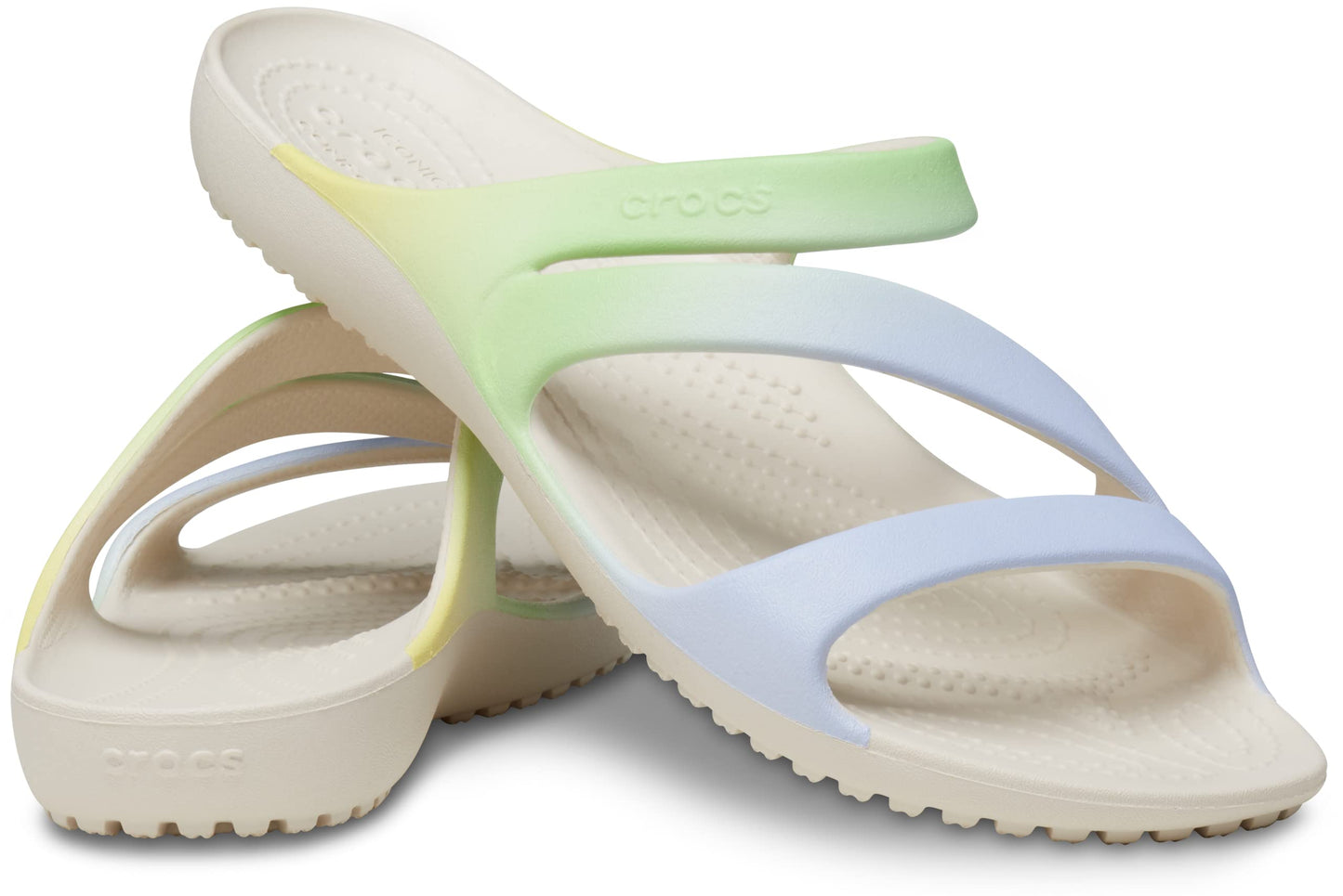 Crocs Women's Kadee II Sandals, Blue Green Ombre, 8