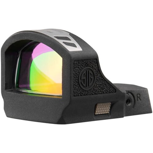 SIG SAUER Romeo-RS PRO Reinforced Steel 8 Brightness Modes Red Dot Sight with Aspherical Glass Lens | Compatible with Optic Ready P320, P226 & P229, Black Housing, 6 MOA Red Dot (SOR02060)
