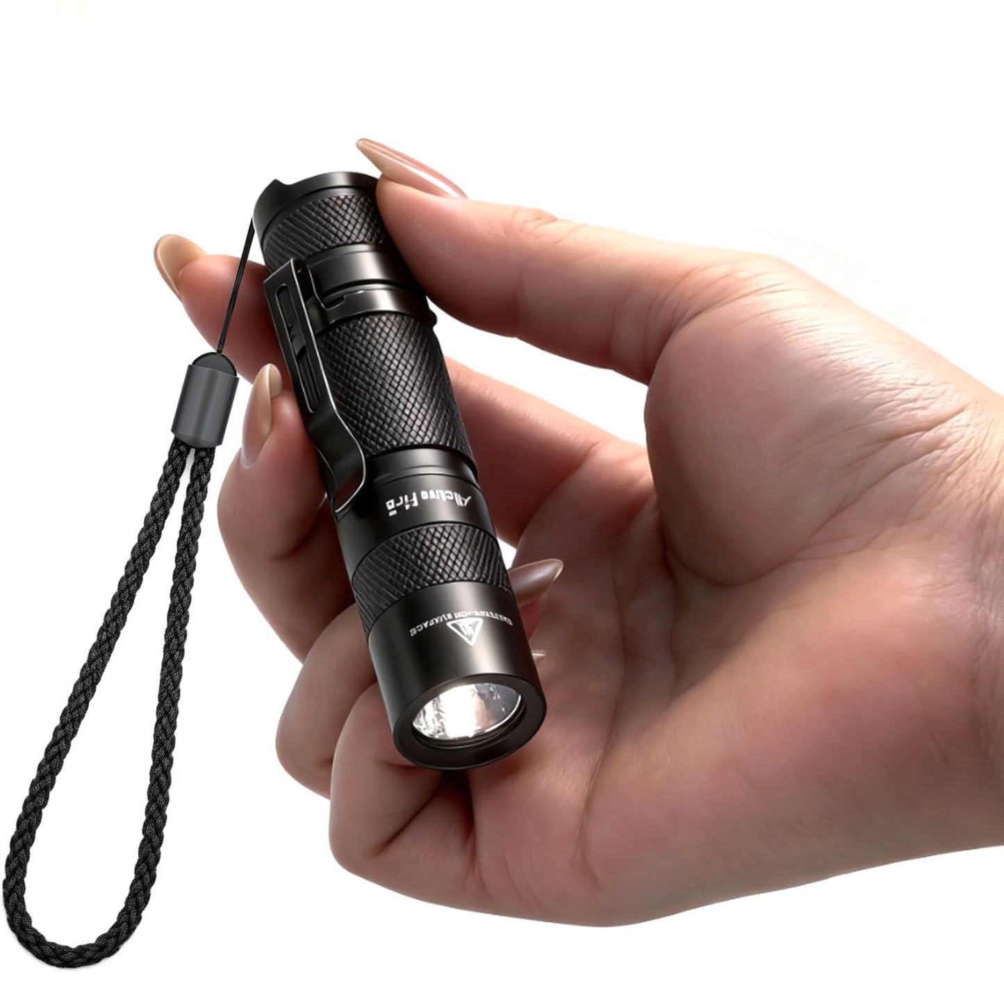 ACTIVEFIRE Mini AA Pen Portable LED Light, Super Bright, Waterproof Keychain Torch, Clip-on Light, Powered by AA or 14500 Batteries