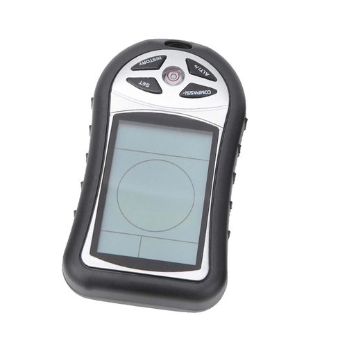 Qiilu Electronic Altitude Meter, 8 in 1 Handheld Altitude Thermometer Electronic Navigation Barometer