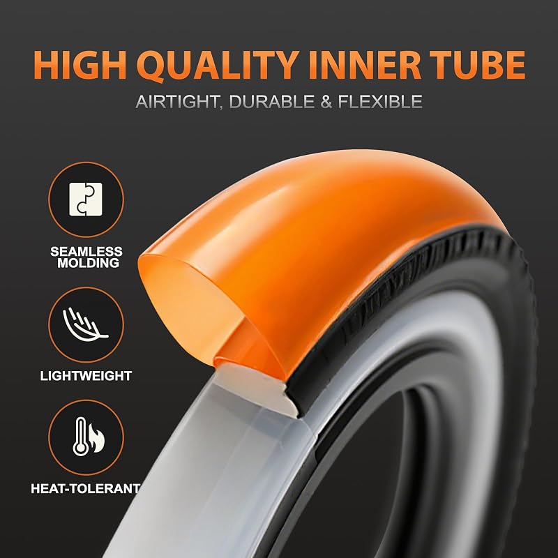Ultralight TPU Inner Tubes 700C 18-32C with Presta Valves - 4 Pack (65mm)