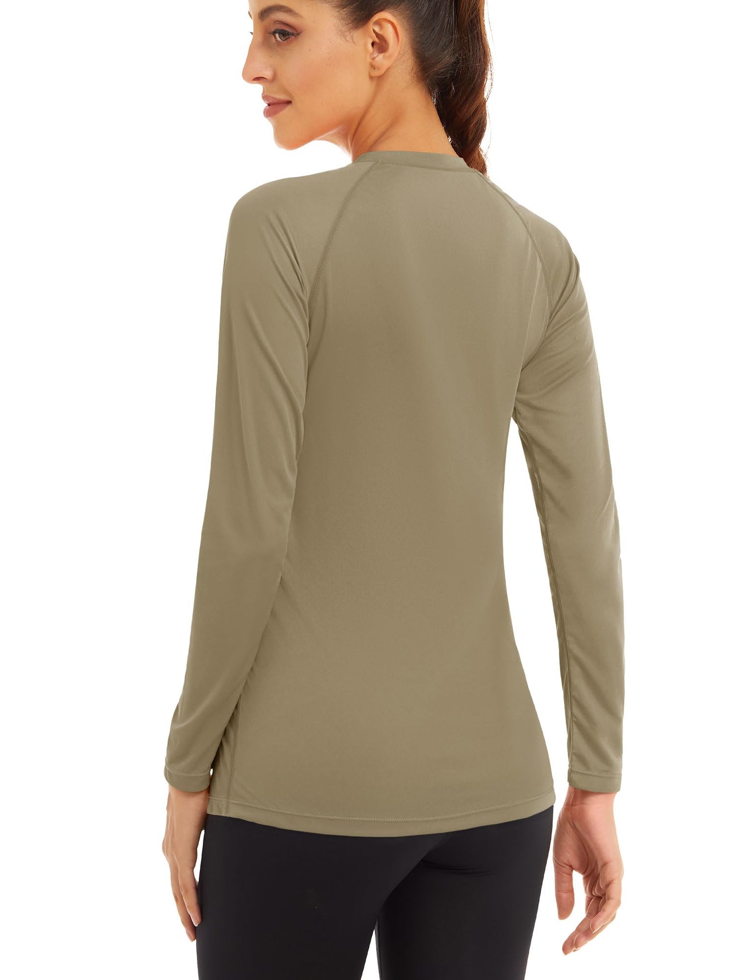 MAGCOMSEN Sun Protection Shirts for Women Athletic Shirts Performance Shirts Long Sleeve Shirts for Women Fishing Shirts for Women Rashguard Tee