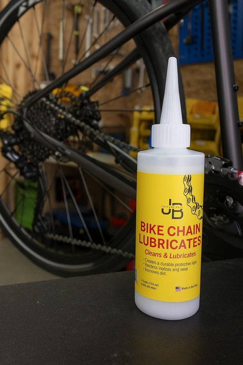 JB Industries Bike Chain Dry Lubricant, 4 oz – Long‑Lasting Bicycle Chain Lube for Dry & Dusty Conditions – Reduces Friction & Noise – Quick‑Drying Formula with Precision Drip Applicator