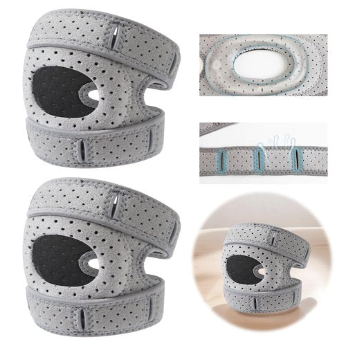 DIKWQAS Wellknee Knee Brace | Patella Stabilizer Knee Braces | 2Pcs Adjustable Patellar Tendon Support Sleeves Brace | Open Patella Knee Support For Men And Women | Rodilleras Para Dolor de Rodillas