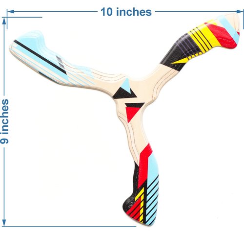 Wooden Boomerang Hurricane v2 | Handcrafted Returning Boomerang | Easy-to-Throw Design for Beginners | Fun Outdoor Game | Thin, Lightweight and Safe to Use Idea | Suitable for 14+