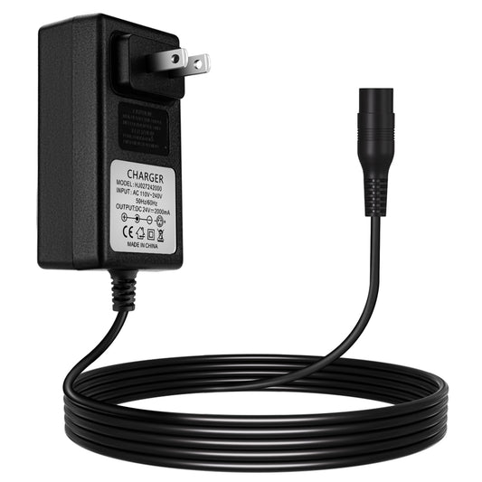 24V Electric Scooter Charger for Razor MX350 Dirt Bike MX400 Dirt Rocket PR200, E100 E200 E300 E500 Dirt Quad Pocket Mod Sports Mod Motorcycle 24V 2000mA Electric Battery Charger
