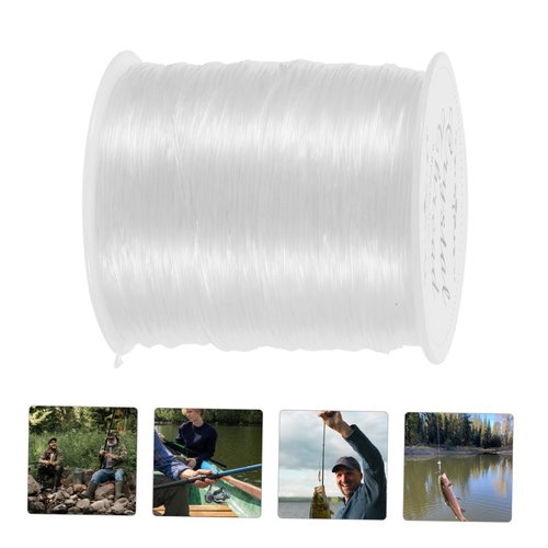 Toddmomy 1Roll Fishing Line String Professional Abrasion Resistant Nylon for Outdoor Sea Fishing Low Memory Resistant Smooth Casting Strong Structure Angling Supplies
