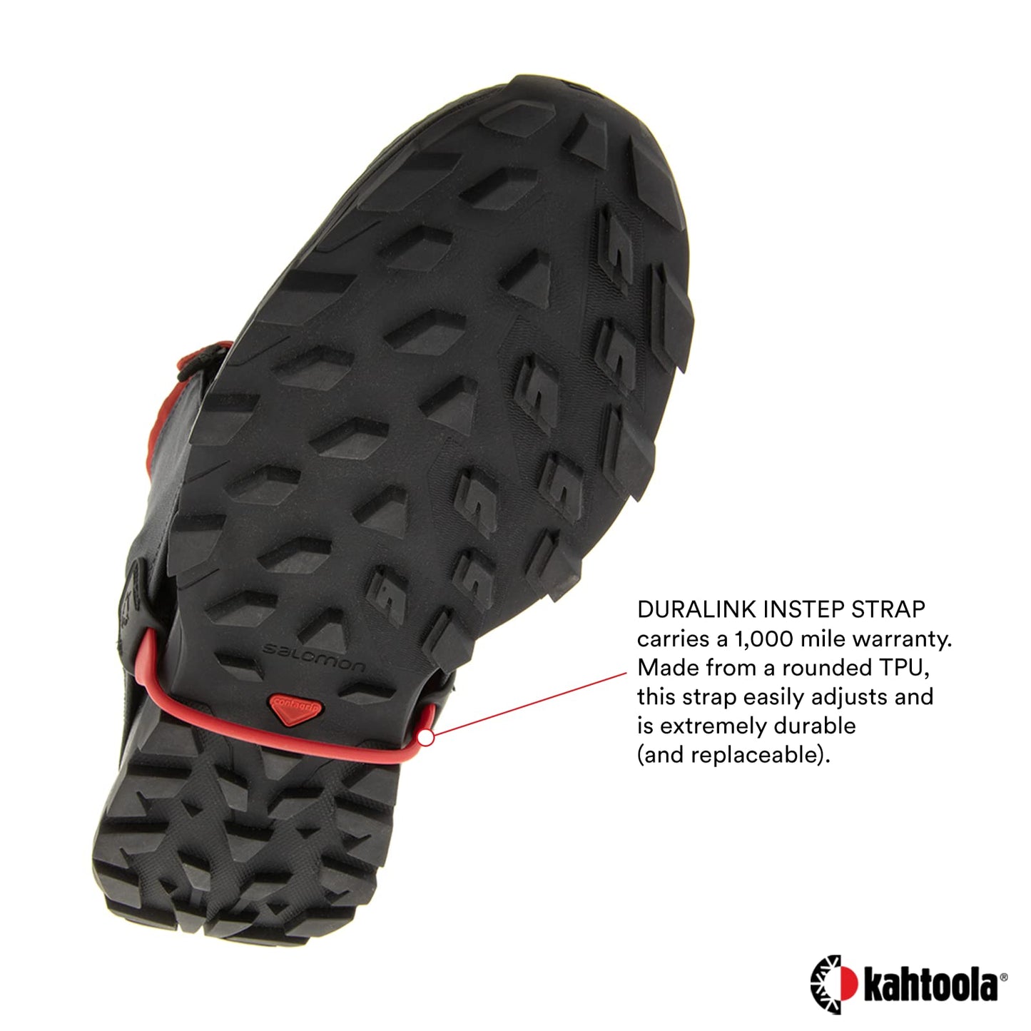 Kahtoola RENAgaiter Low Gaiters for Hiking, Mountaineering, Trail Running, Shoe & Boot Protection in Mud, Snow & Ice - Plum - Large|X-Large