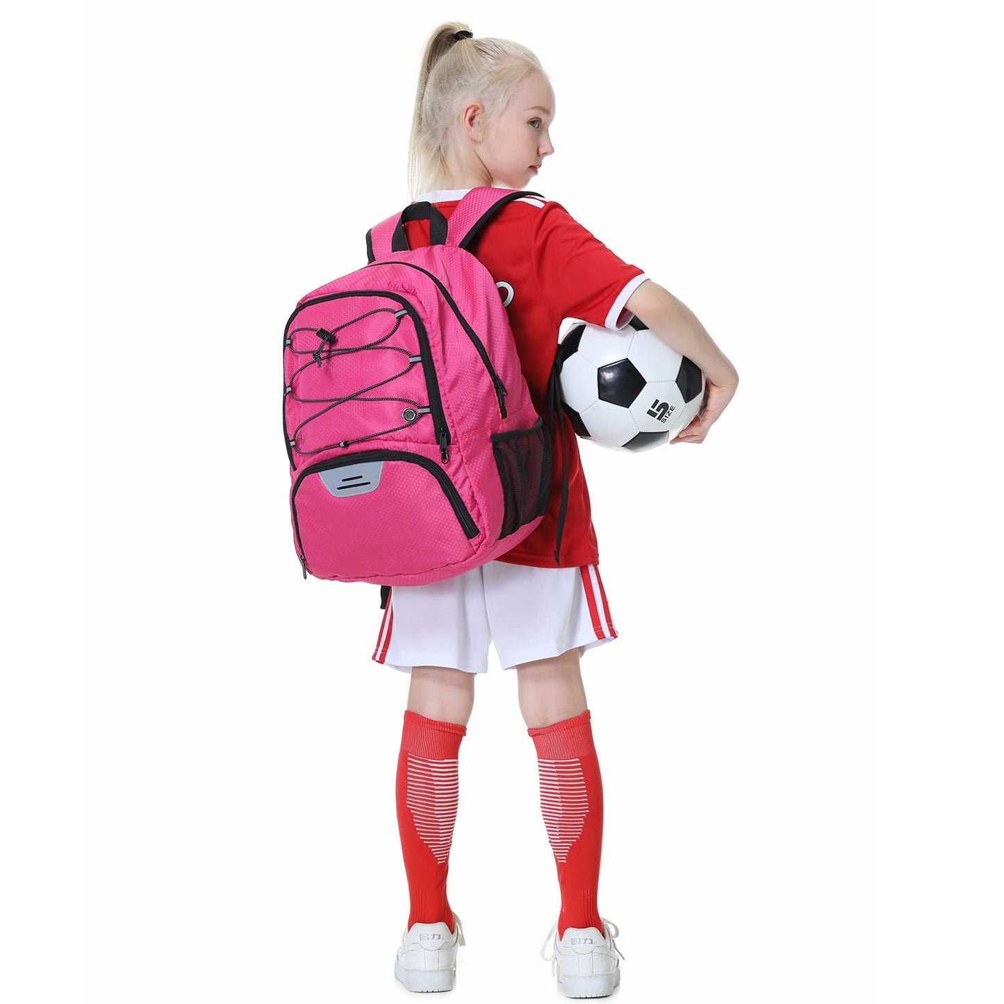 Hsmihair Youth Soccer Bag-Soccer Backpack&Backpack for Football Basketball,with Ball Compartment Separate Cleat Package