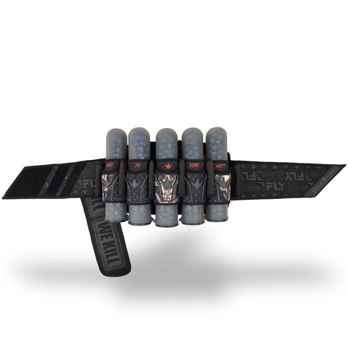 Bunkerkings Fly2 Skulls Paintball Pod Pack ??Strapless Pack with 8 ESC Pods (5+8, Black Joker)