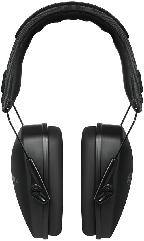 TacGuru SHOTMUFFS A – Passive Shooting Ear Protection Earmuffs, NRR 25 dB, Gun Range Hearing Protection for Shooters, Black