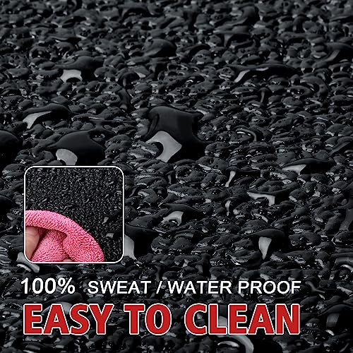 Peloton Bike Mat | 6mm Thickness, Exercise Bike Mat/Treadmill Mat for Hardwood Floors or Carpet, Non-Slip Sweat-Proof Exercise Equipment Mat for Bike Trainer/Stationary Spin Bike/Indoor Cycling