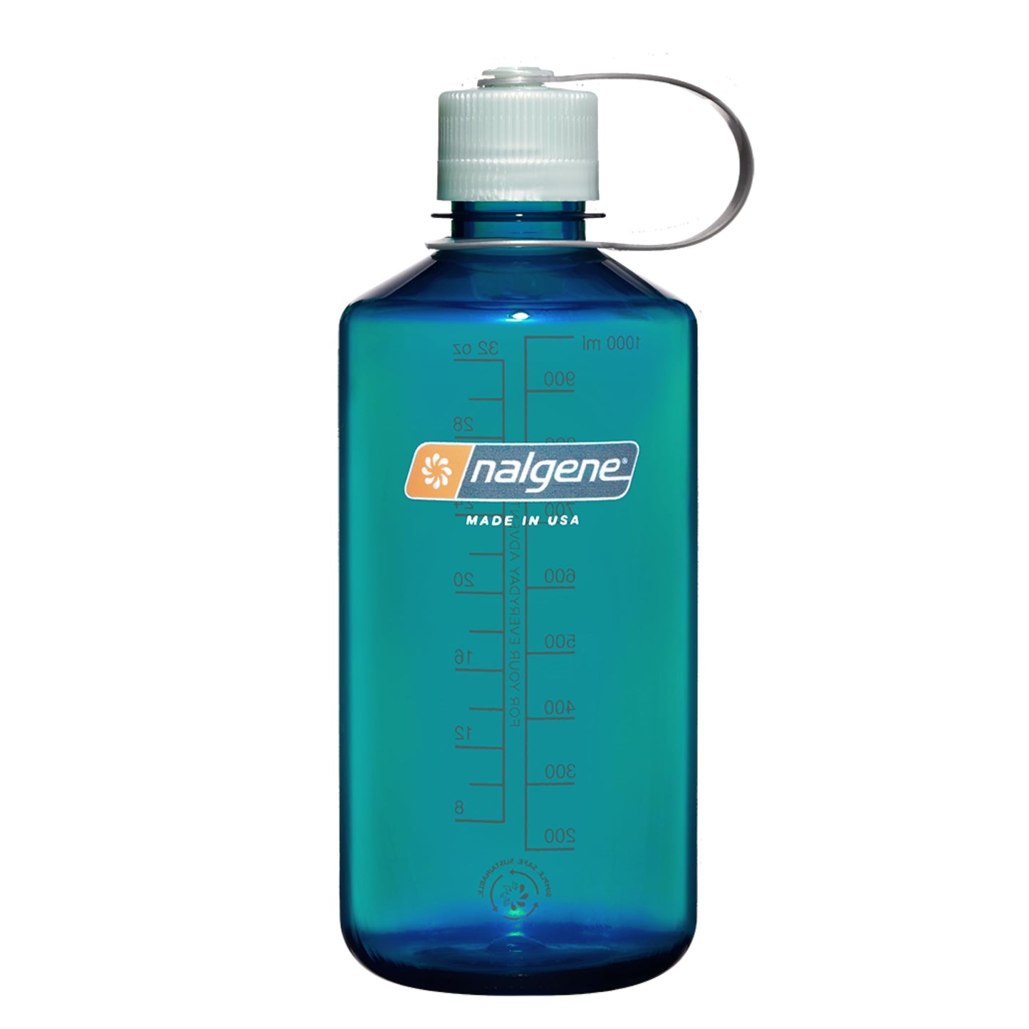 Nalgene Leak Proof Tritan BPA-Free Water Bottle - 32 oz Narrow Mouth - Made in the USA for Outdoor Use & Daily Hydration (Trout) (Pack of 6)
