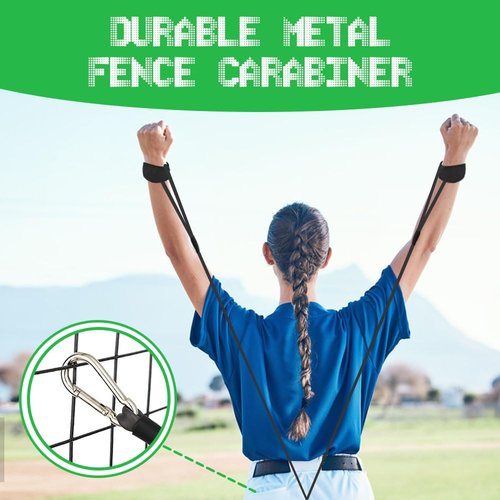 Baseball Resistance Bands for Pitchers – Pro-Grade Arm Strength & Pitching Bands | 4-Level Adjustable Resistance Bands for Baseball/Softball Training (All Ages)