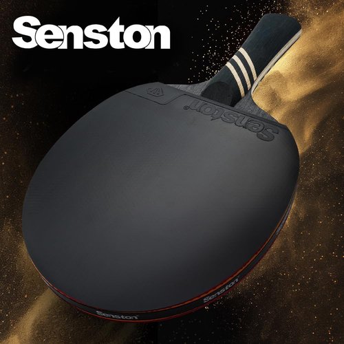 Senston Professional Table Tennis Paddle with Carbon Technology, Ping Pong Paddle Set for Advanced Player, Superior Control Ping Pong Rackets for Competition