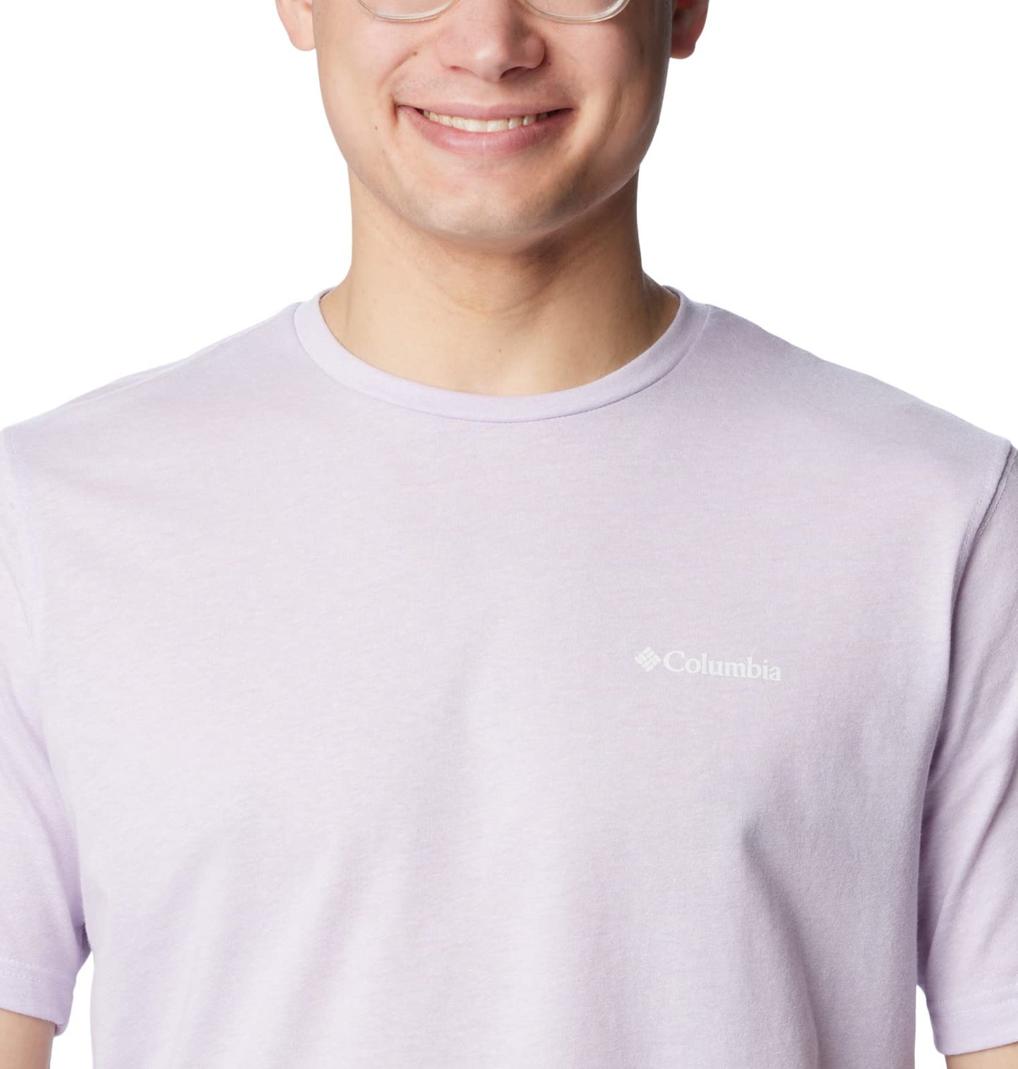 Columbia Men's Thistletown Hills Short Sleeve, Purple Tint Heather, Medium