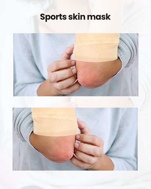 Sports Wrap Suitable for Wrists/Ankles/Elbows, Soft and Breathable Pre-Wrap for Father's Day, 2.36 in x 7.87 in, Skin