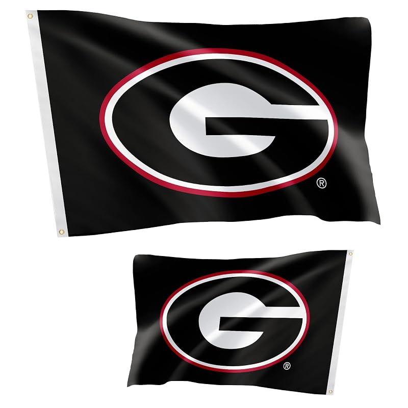 Georgia Bulldogs Flag 3x5 ft - Double-Sided Officially Licensed Outdoor Banner