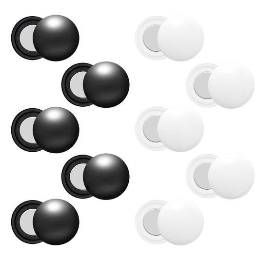 10Pcs Running Bib Clips Marathon Bib Clips for Runners Bib Fixing Fastener Clip Race Bib Clips Race Number Buckle Race Bib Magnets Bib Holders White Black, Bib Magnets for Runners Field Run Supplies
