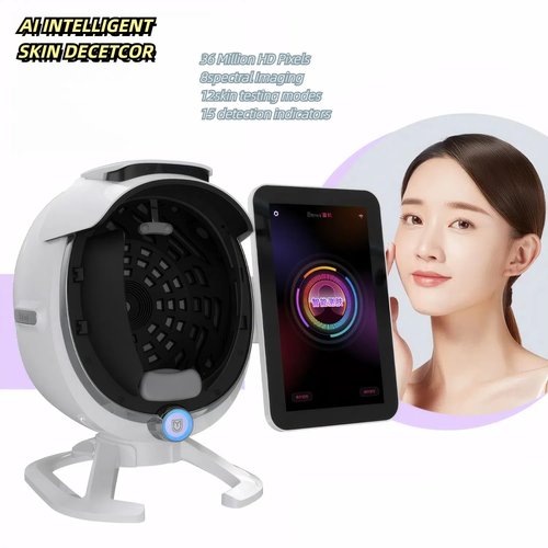 A6 AI Professional Skin Analyzer - High-Resolution Facial Detection Machine with 8-Spectrum Imaging for Precise Skin Assessment