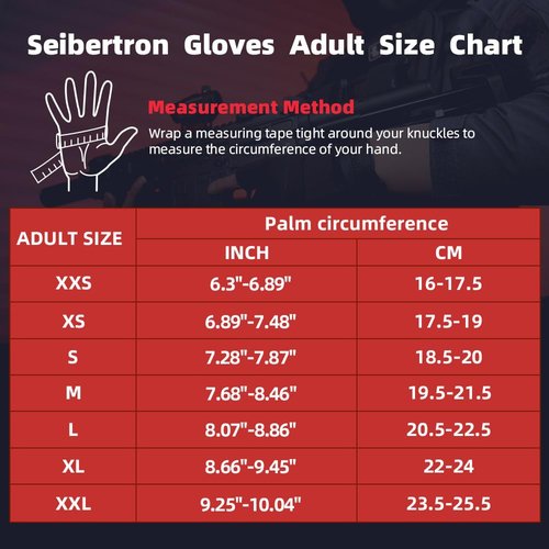 Seibertron S.O.L.A.G-T Tactical Three Fingerless Gloves - Quick Dry Non-Slip Tactical Gloves for Outdoor Activities Black M